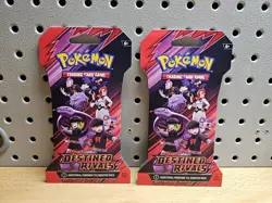 Pokemon TCG Destined Rivals Booster Pack Sleeved English Factory Sealed T Rocket - Image 4