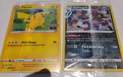 GameStop Promo Sealed Pokemon Go Pikachu 028/078 Hydreigon 110/189 - Sealed - Image 1