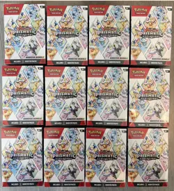 Pokemon Scarlet & Violet Prismatic Evolutions Booster Bundle Lot of 12 Sealed - Image 1