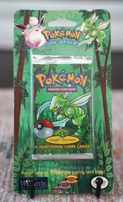 Pokemon Jungle Booster Blister Pack Scyther Artwork 1999 WOTC Factory Sealed - Image 1