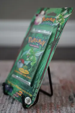 Pokemon Jungle Booster Blister Pack Scyther Artwork 1999 WOTC Factory Sealed - Image 3