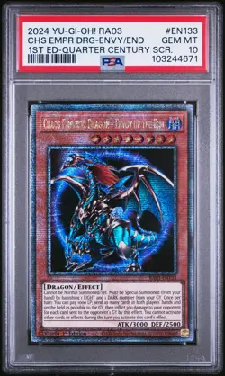 2024 #EN133 CHAOS EMPEROR DRAGON - ENVOY OF THE END PSA 10 - Image 1