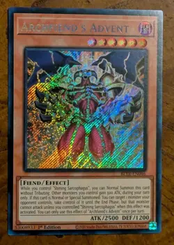 Archfiend's Advent BLTR-EN046 Secret Rare Near Mint 1st Edition Yu-Gi-Oh! - Image 1