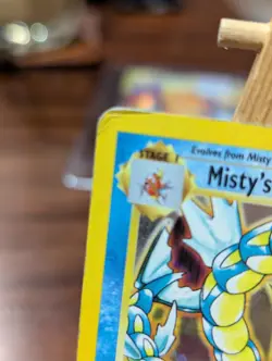 Misty’s Gyarados 13/132 1st Edition Gym Challenge Holo Pokemon Card PLAYED - Image 2
