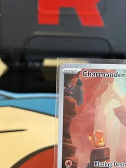 Pokemon Card - Charmander Scarlet and Violet 151 168/165 Illustration Rare Holo - Image 3