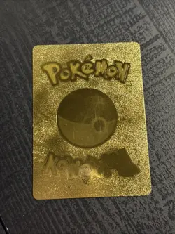 Pokemon Charizard 120HP Gold Foil 🔥Fan Art 🔥Card 4/102 Near Mint /Mint - Image 2