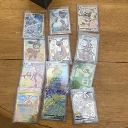 Lot of 100 Pokemon Cards Includes Full Art Vstar Vmax EX V Cards NM Condition - Image 1