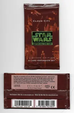 Star Wars Cloud City Limited Edition CCG ~ (1) Factory Card Pack ~ Expansion Set - Image 1