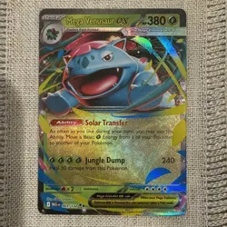 Mega Venusaur EX 003/132 Full Art NM/M Mega Evolution Pokemon Card - Image 1