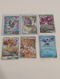 Pokemon Sealed Promo/Houndoom Full Art/Black Star Promo Holo Cards - Image 1