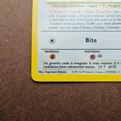 Eevee 11 Black Star Promo Pokemon Holo Card - Image 4