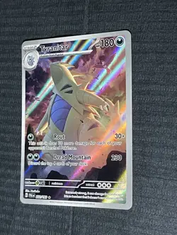 Pokemon TCG Tyranitar Scarlet & Violet Paldea Evolved Holo Card 222/193 - Image 3