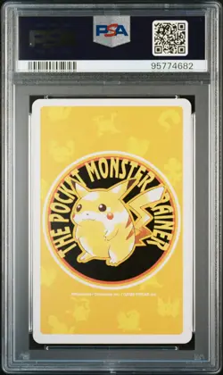 Exeggutor 8 of Diamonds Pokemon 1998 Yellow P/C Poker Card Japanese #103 PSA 10 - Image 2