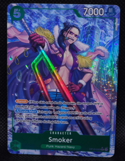 One Piece Card Game Royal Blood Smoker SR OP10-030 ALT ART Parallel English TCG - Image 1