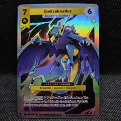 2025 MetaZoo Quetzalcoatlus 184/214 2 Star Super Rare Holo Card MZ1 - Image 1