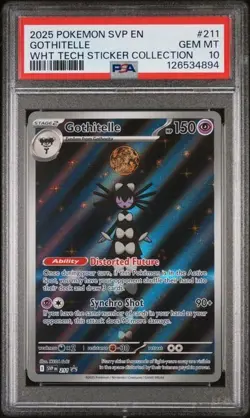 Gothitelle 211 Sv: Scarlet & Violet Promo Cards Holo PSA 10 - Image 1