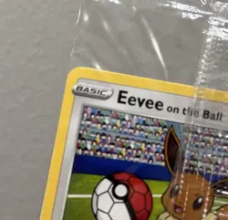2020 Eevee On The Ball 002/005 Futsal Promo UK Exclusive Pokemon Card Sealed - Image 2