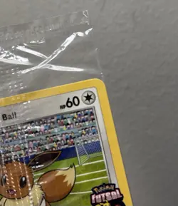 2020 Eevee On The Ball 002/005 Futsal Promo UK Exclusive Pokemon Card Sealed - Image 3