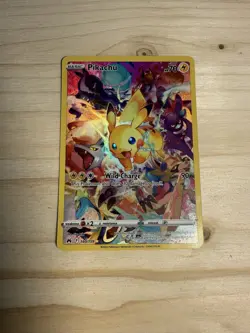 Pokemon Pikachu TCG Full Art Secret Rare Holo Card 160/159 Crown Zenith NM- - Image 5