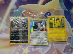 Duraludon SWSH028, Hydreigon 110/189, Pikachu 028/078 Sealed Promo Pokemon Cards - Image 1