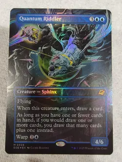 Magic the Gathering: Quantum Riddler (Borderless) Edge of Eternities Foil - Image 1