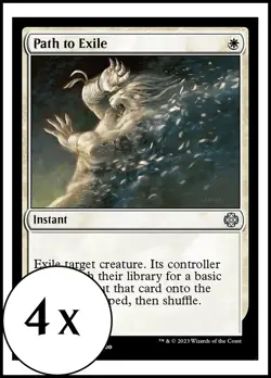 MTG - 4 x Path to Exile - Playset 4x x4 - Lost Caverns of Ixalan - Image 1