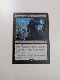 MTG - Outrageous Robbery - Murders at Karlov Manor NM/M Condition - Image 1