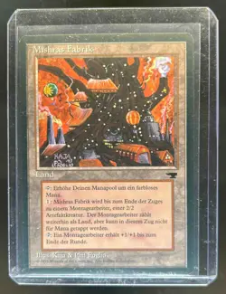 1995 Magic: The Gathering 4th Edition German Mishras Fabrik #NNO - Image 1