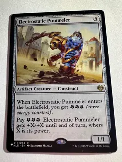 MTG Magic the Gathering Kaladesh Electrostatic Pummeler Rare LP - Image 1