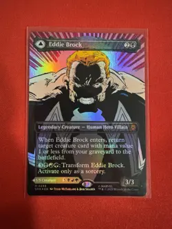 Eddie Brock (0233) (Borderless) Marvel's Spider-Man Foil - Pack Fresh - Image 1