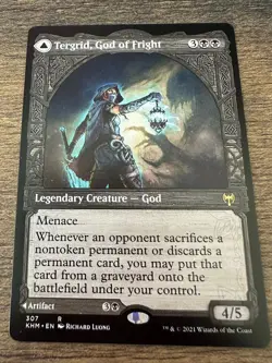 MTG Tergrid, God of Fright Tergrid's Lantern (Showcase) Kaldheim Regular NM - Image 1