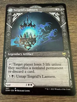 MTG Tergrid, God of Fright Tergrid's Lantern (Showcase) Kaldheim Regular NM - Image 2