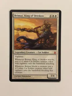 Born of the Gods Magic: The Gathering Brimaz, King of Oreskos - Image 1