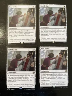 Rent Is Due X4X NM/M Marvel’s Spider-Man SPM Magic the Gathering MTG - Image 1