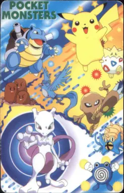 Vintage Pokemon Pocket Monsters Playing Cards K of Spades Charmander Pikachu - Image 2