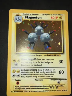 1999 Pokemon Unlimited Dutch Base Set Holo Near Mint Magenton - Image 5