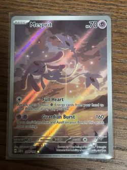 Pokemon Mesprit 204/191 Sv08: Surging Sparks Illustration Rare NM Near Mint - Image 1