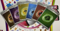 Pokemon 151 Scarlet Violet Holo Energy’s SWIRLS Mint, Rare Double Swirls CLEAN - Image 1
