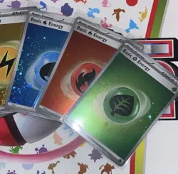 Pokemon 151 Scarlet Violet Holo Energy’s SWIRLS Mint, Rare Double Swirls CLEAN - Image 4