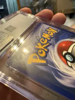 1999 Pokemon Dragonite Black Star Movie Promo 5 CGC 9.5 Minor Scratch - Image 3