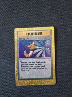 Prism Vending Machine Holo Scoop Up Base Set 78/102 Pokemon Sticker Never Pealed - Image 1