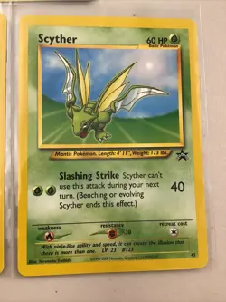 Lot Of 3 LP/NM Scyther Black Star Promos #45 2000 Pokemon - Image 2