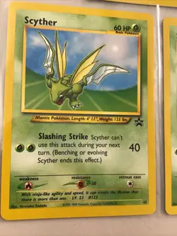 Lot Of 3 LP/NM Scyther Black Star Promos #45 2000 Pokemon - Image 3