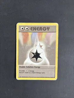 Pokemon TCG Double Colorless Energy Base Set 96/102 Regular Uncommon Non Holo - Image 1