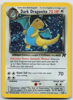 Pokemon - Dark Dragonite - Holo Rare - 5/82 - Team Rocket MP #1 - Image 1