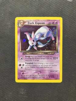 Pokemon TCG Dark Espeon 4/105 Neo Destiny Holo! MP Condition! See Description! - Image 1