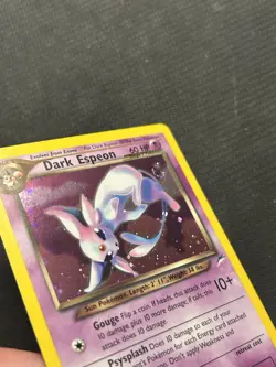 Pokemon TCG Dark Espeon 4/105 Neo Destiny Holo! MP Condition! See Description! - Image 3