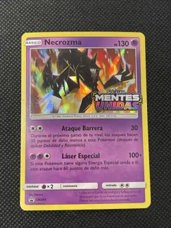 SPANISH Pokemon TCG:SM UNIFIED MINDS PROMO NECROZMA SM204 RARE PRERELEASE HOLO - Image 1