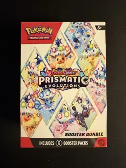 Pokemon TCG Scarlet & Violet Prismatic Evolutions Booster Bundle FACTORY SEALED - Image 1