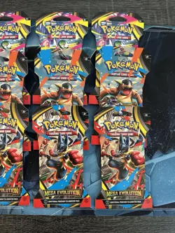 Pokemon Mega Evolution Sleeved Booster Pack Lot Of 12 Packs New Sealed 2025 - Image 3